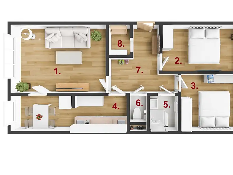 Pronájem bytu 3+1 83 m², Praha – náhled fotky 2