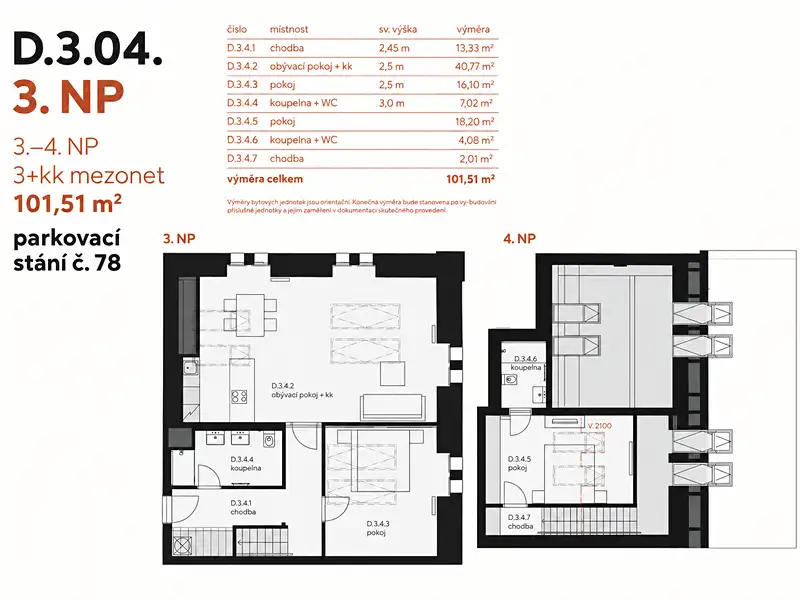 Prodej bytu 3+kk 101 m², Praha – náhled fotky 3