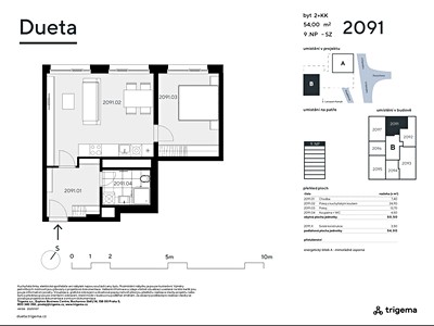 Prodej bytu 2+kk, 51 m² (3 z 12)
