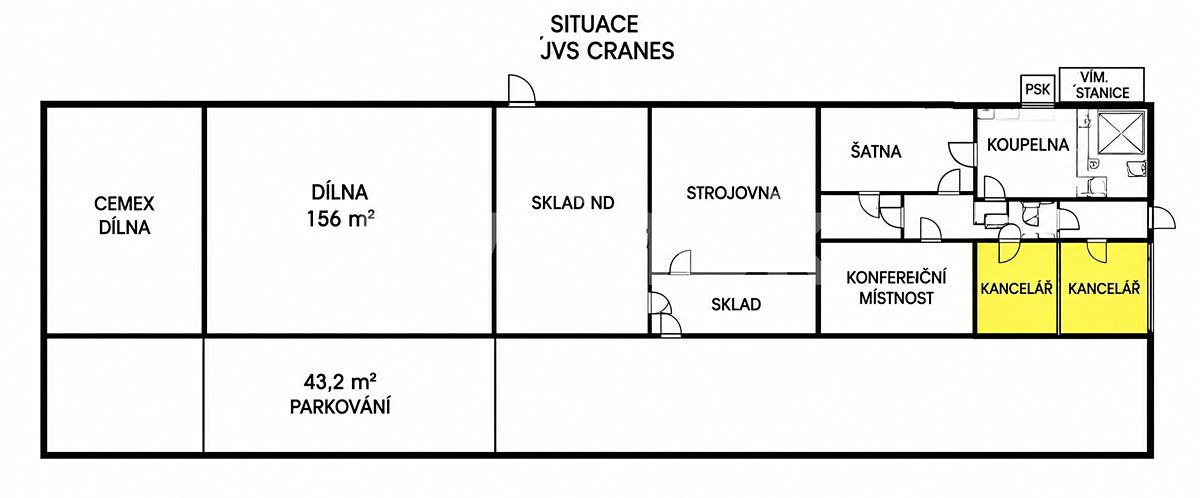 Pronájem kanceláře 49 m² – fotografie 3