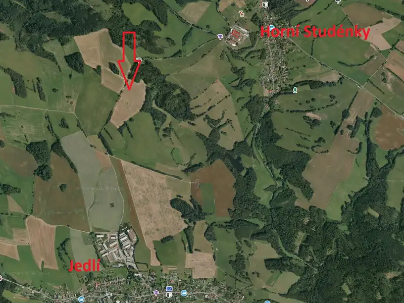 Prodej pole 42854 m², Jedlí – náhled fotky 3