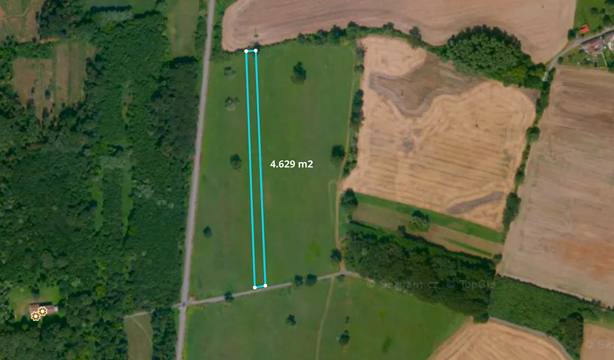 Prodej pole 4629 m²