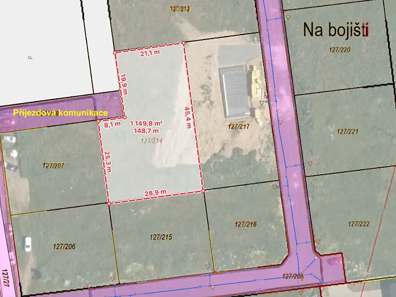 Prodej stavebního pozemku 1165 m², Chudenice – náhled fotky 1