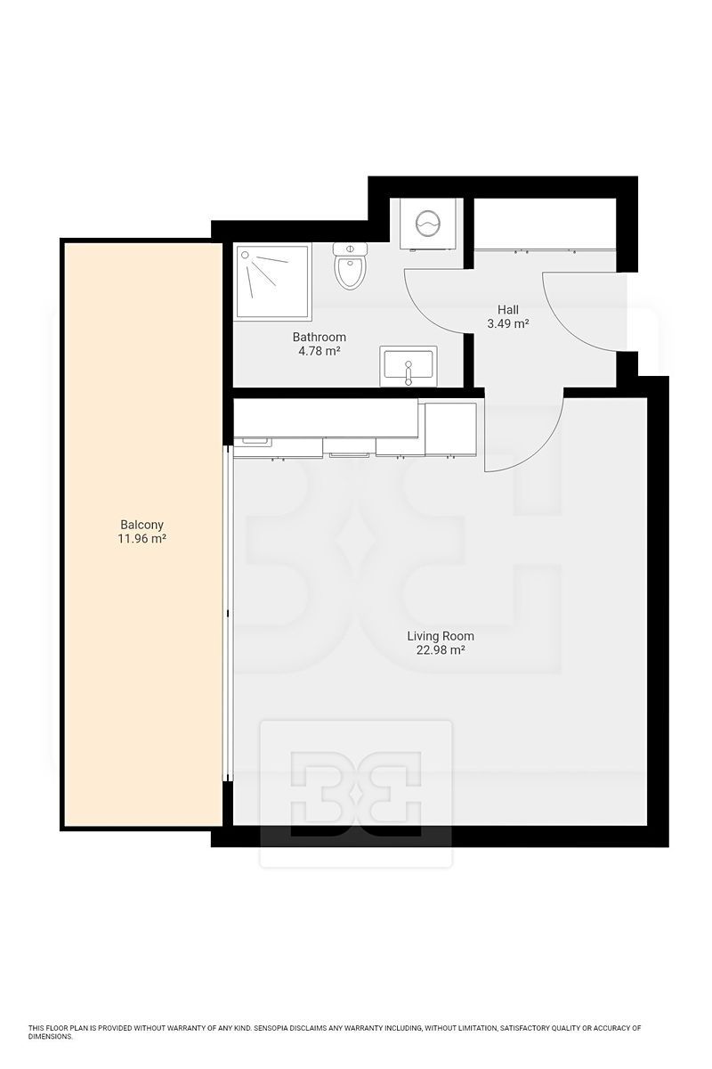 Pronájem bytu 1+kk 31 m² – fotografie 5