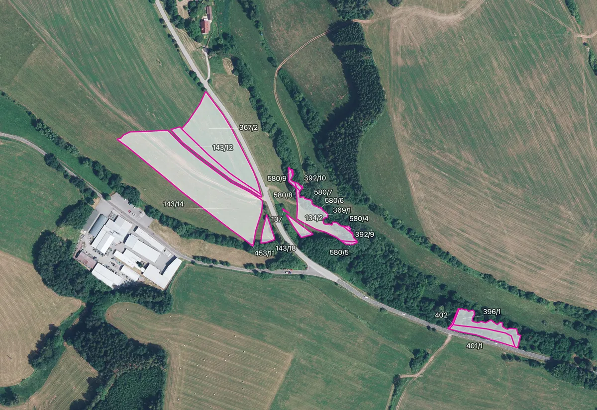 Prodej pole 30958 m²