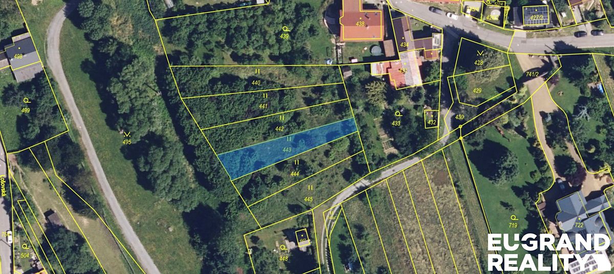 Prodej pozemku 411 m²
