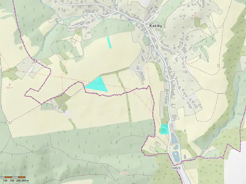 Prodej pole 14684 m², Košíky – náhled fotky 1