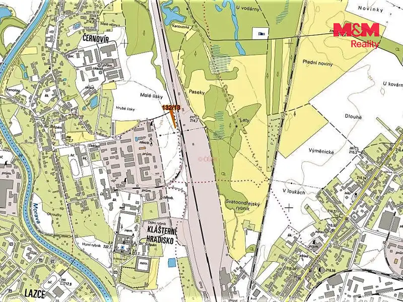 Prodej pole 519 m², Olomouc – náhled fotky 2