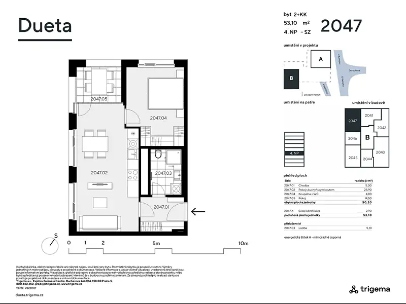 Prodej bytu 2+kk 50 m², Praha – náhled fotky 3