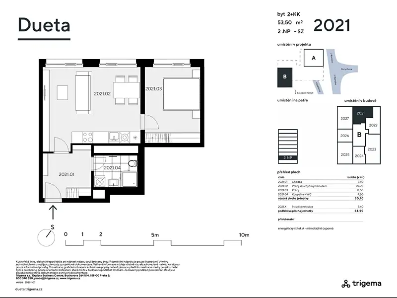 Prodej bytu 2+kk 50 m², Praha – náhled fotky 3