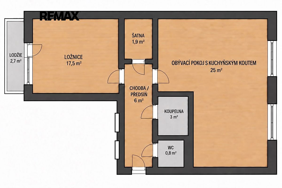 Prodej bytu 2+kk 54 m², Jedovnice – fotka 1 z 3