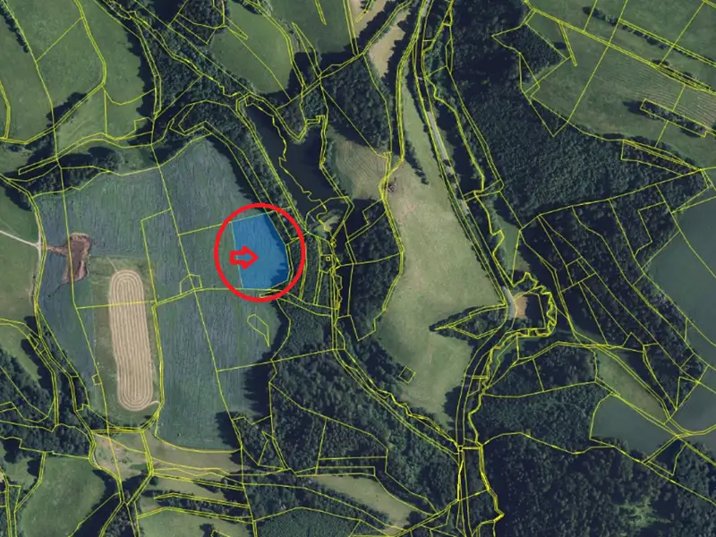 Prodej pole 8401 m², Jedlí – náhled fotky 2
