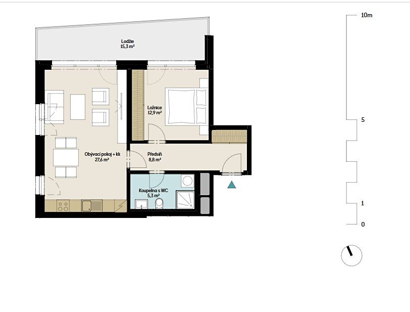 Prodej bytu 2+kk 54 m² – fotografie 3