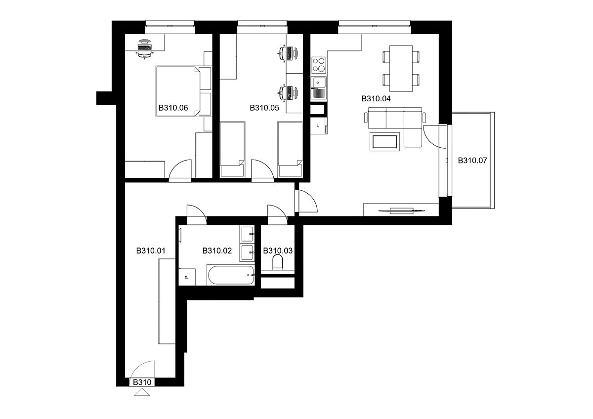 Prodej bytu 3+kk 92 m² – fotografie 3