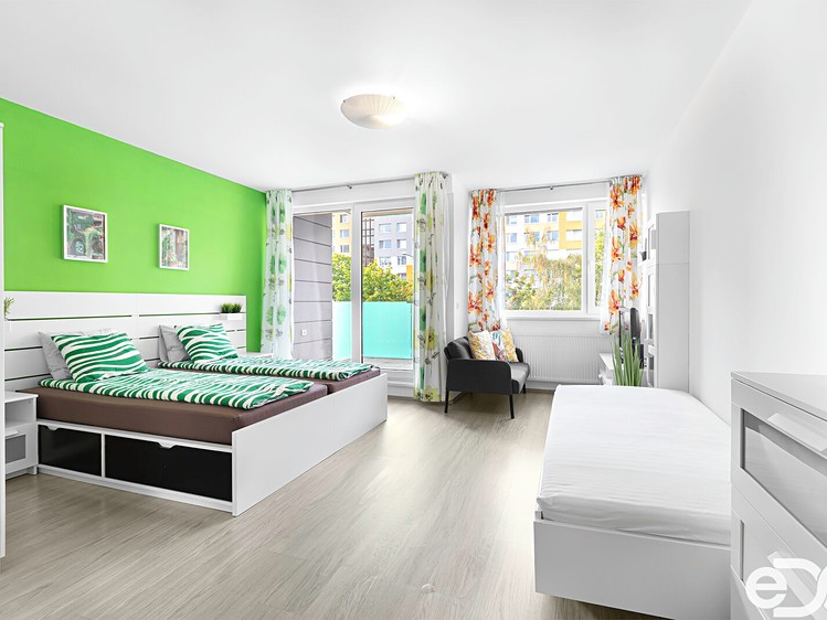 Квартира 1+kk в оренду, 42 м² (1 з 9)