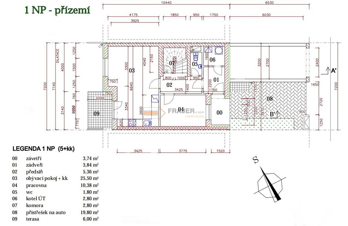 Pronájem rodinného domu 140 m², pozemek 224 m² – fotografie 3