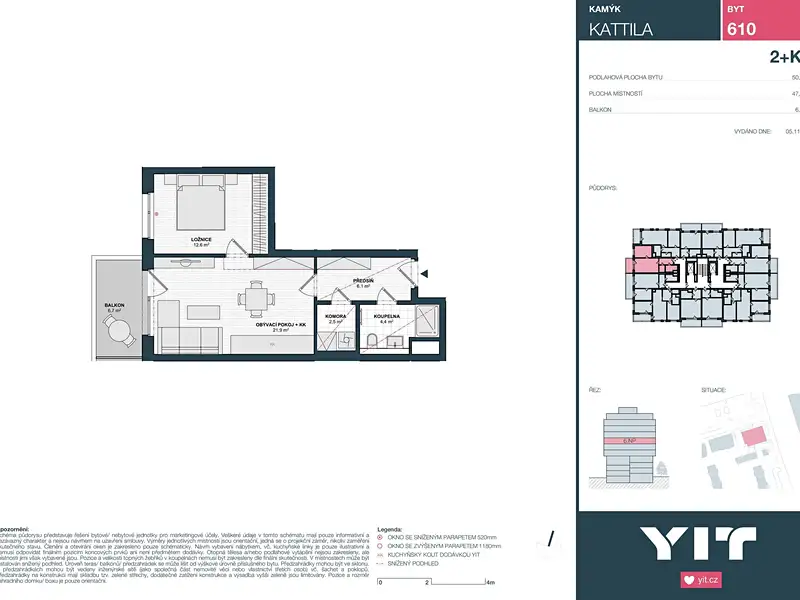 Prodej bytu 2+kk 48 m², Praha – náhled fotky 2
