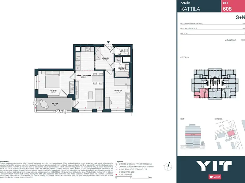 Prodej bytu 3+kk 60 m², Praha – náhled fotky 2