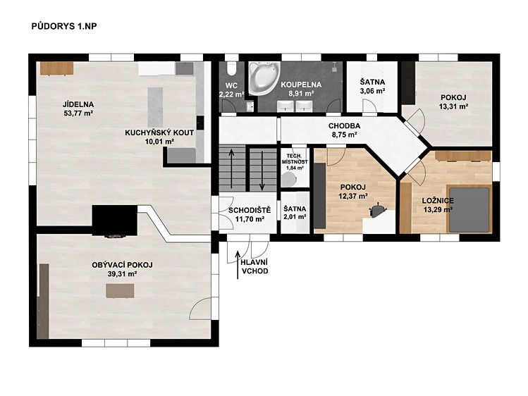 Pronájem domu, 241 m² (62 z 63)