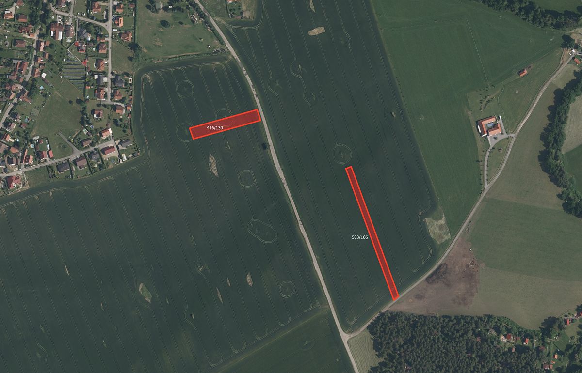 Prodej pole 4485 m², Křemže – fotka 1 z 3