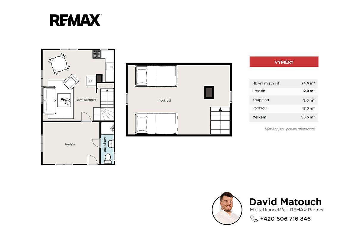 Prodej chaty 56 m², pozemek 961 m² – fotografie 2