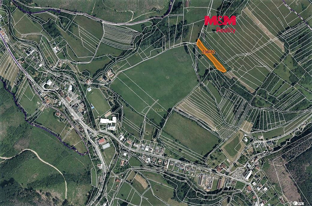 Prodej louky 2438 m², Rajnochovice – fotka 1 z 3