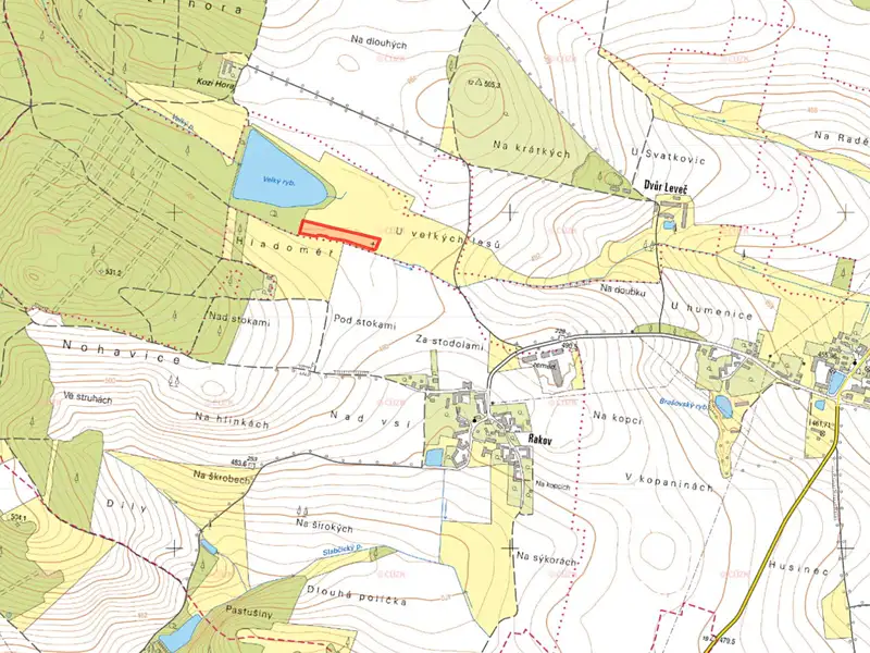 Prodej louky 7851 m², Bernartice – náhled fotky 2
