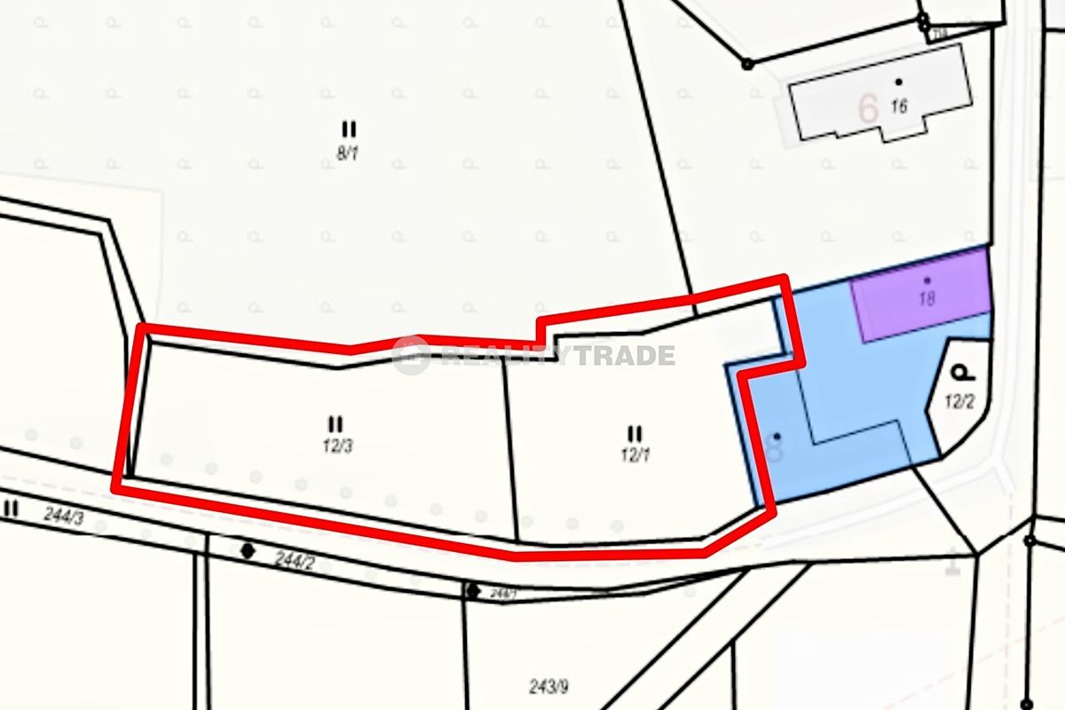 Prodej stavebního pozemku 1460 m² – fotografie 3
