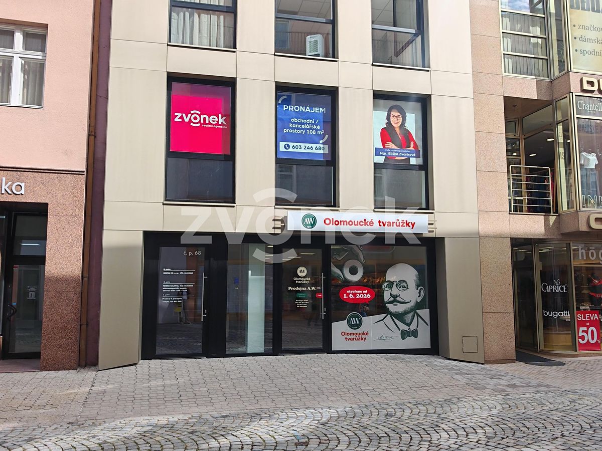 Pronájem obchodního prostoru 107 m²