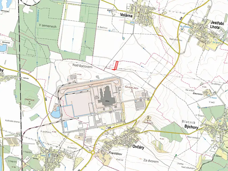 Prodej pole 7540 m², Ovčáry – náhled fotky 2