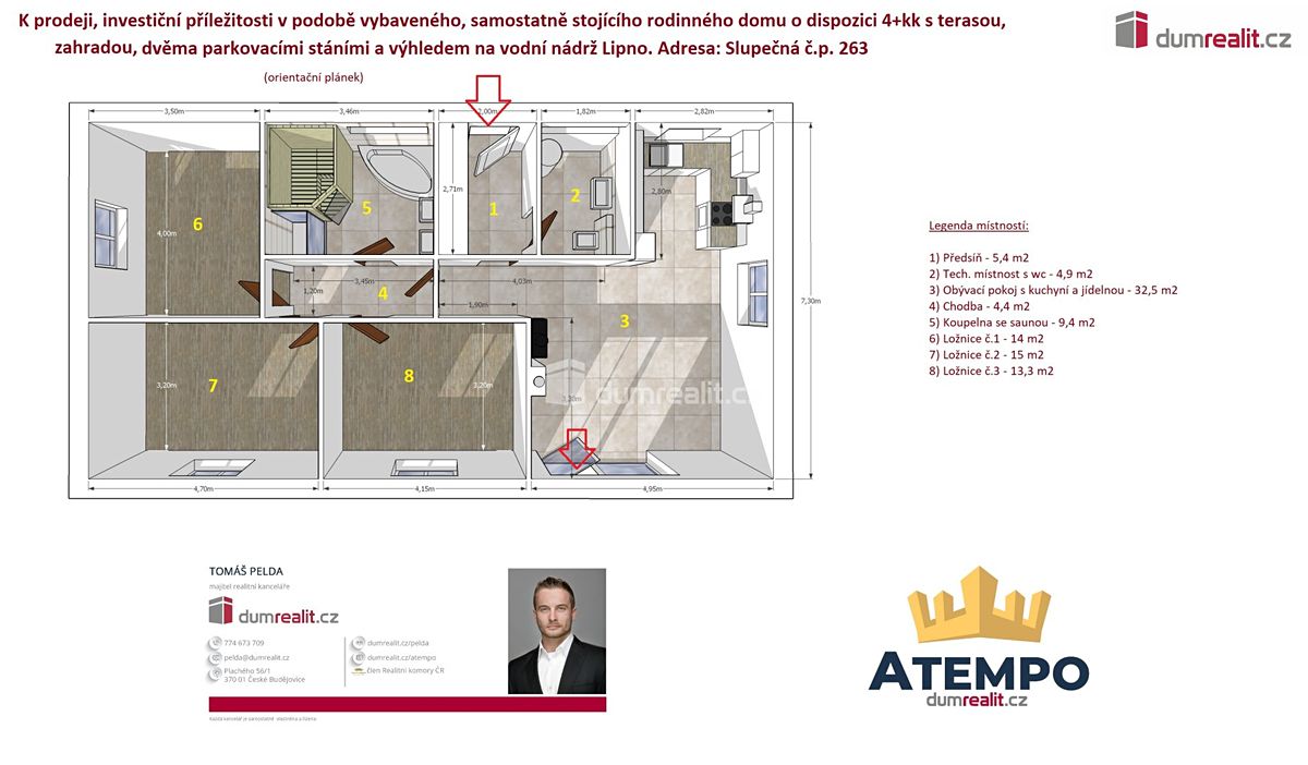 Prodej rodinného domu 100 m², pozemek 869 m² – fotografie 4