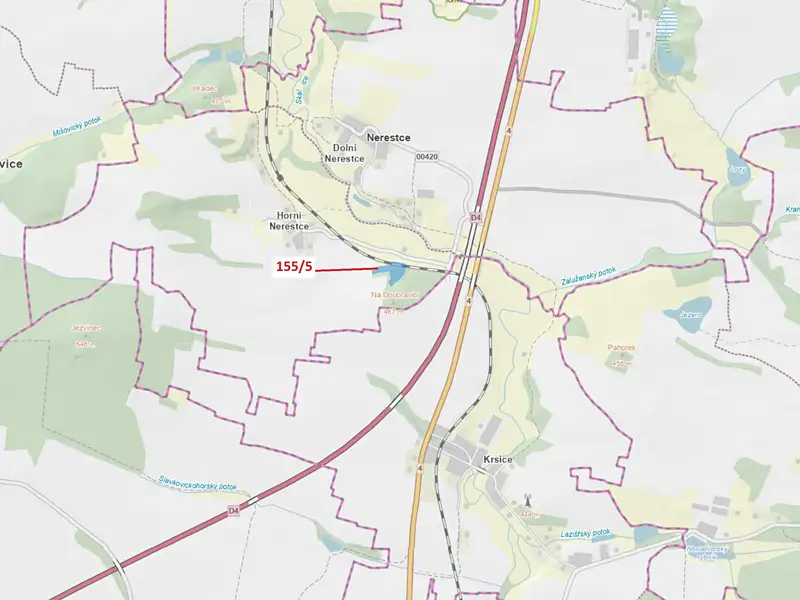 Dražba lesa 11172 m², Nerestce – náhled fotky 1