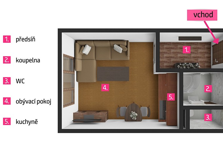 Wohnung 1+kk zum Kauf, 20 m² (11 von 16)