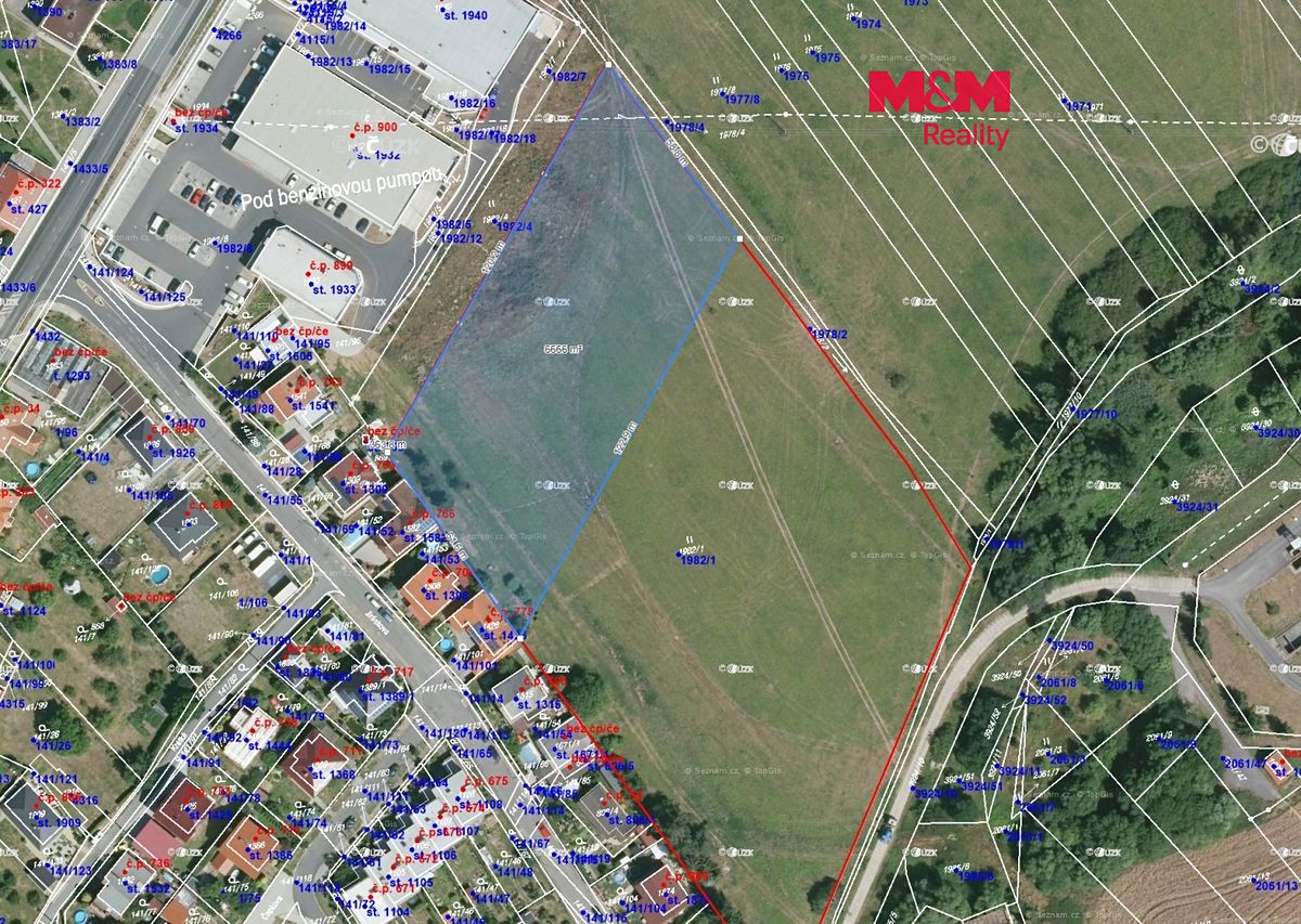 Prodej komerčního pozemku 7180 m², Stod – fotka 1 z 3