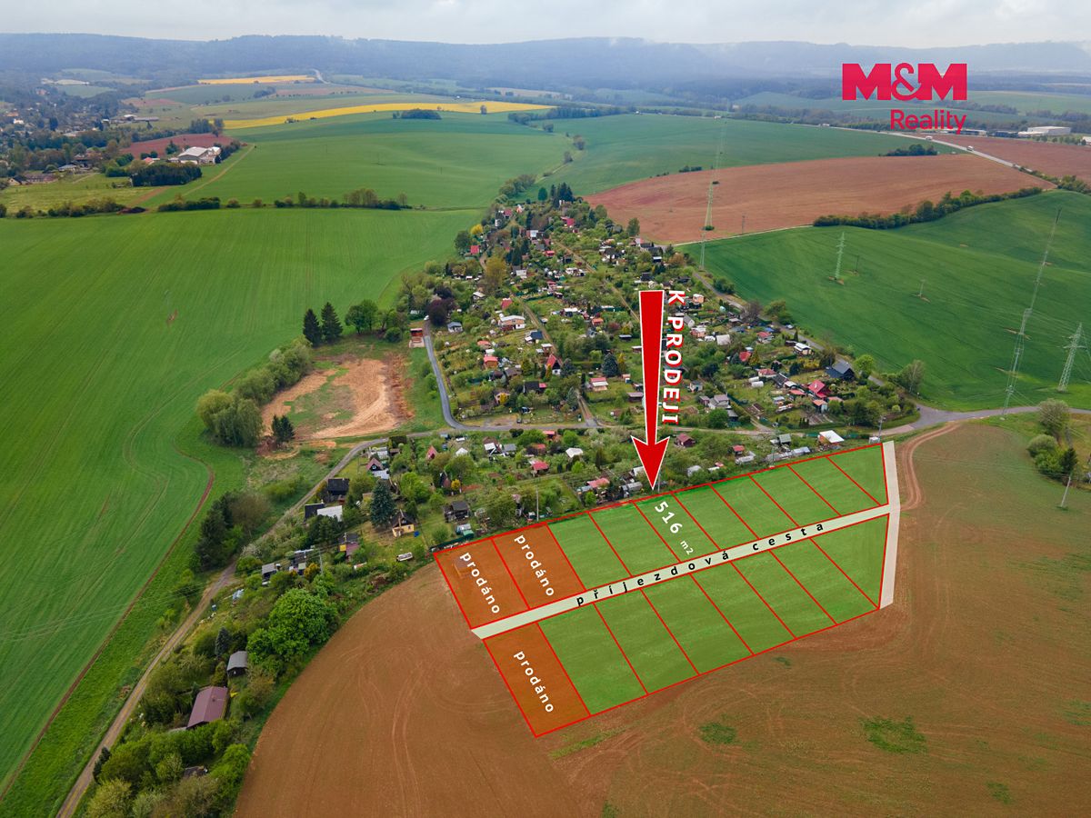 Prodej pole 516 m² – fotografie 3