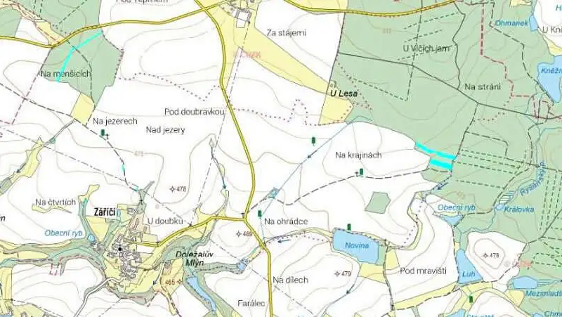 Dražba lesa 15961 m², Dírná – náhled fotky 1
