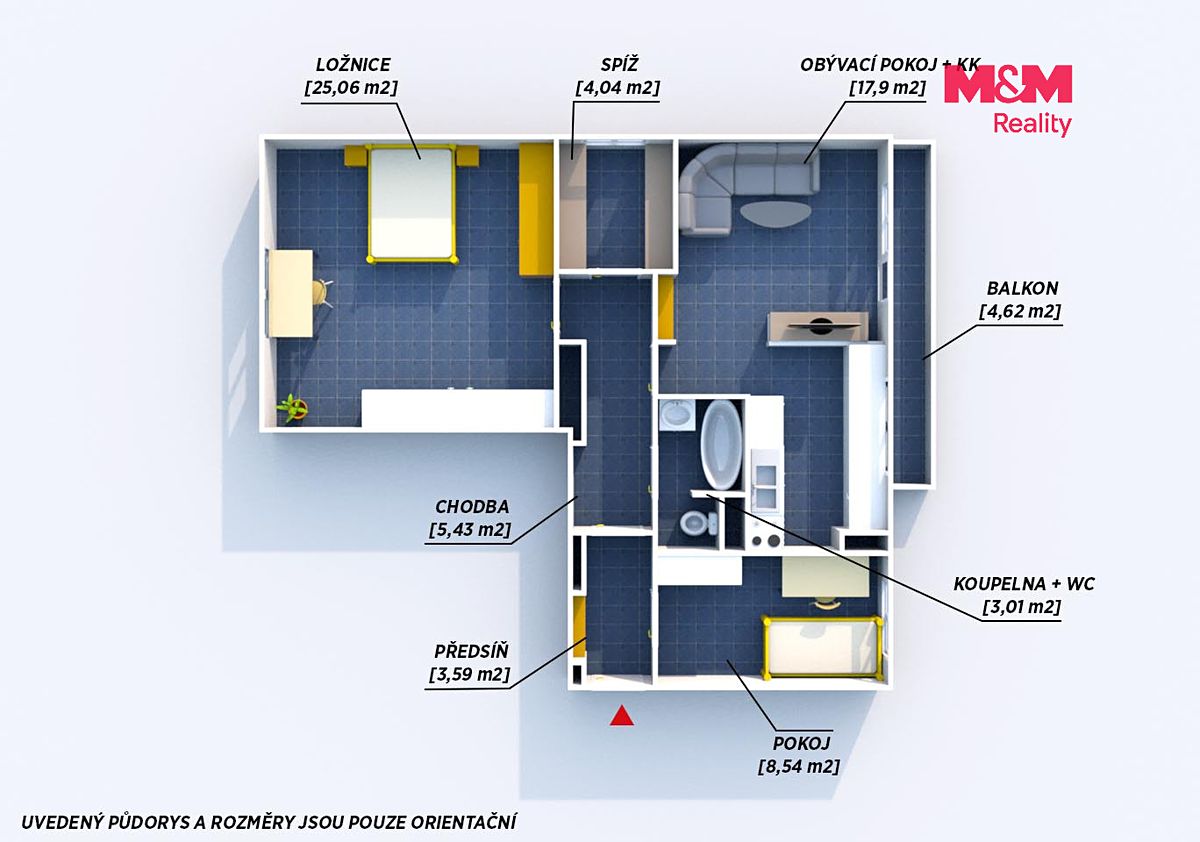 Prodej bytu 3+kk 67 m² – fotografie 4