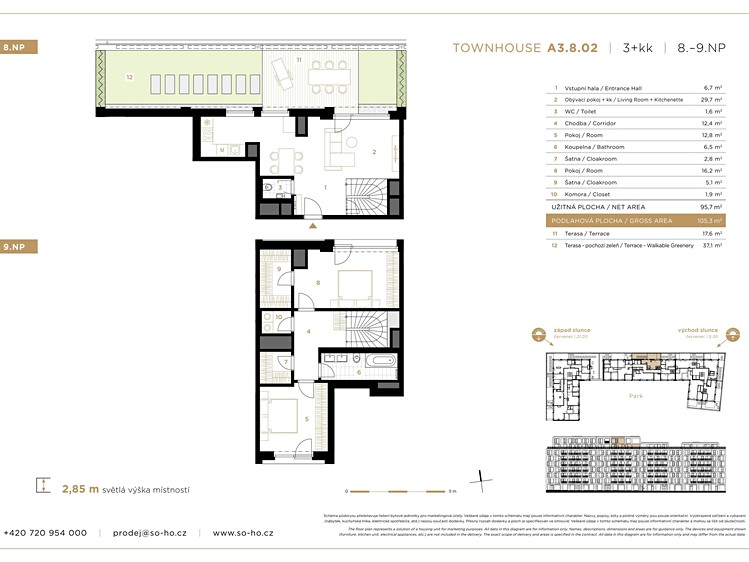 Wohnung 3+kk zum Kauf, 105 m² (3 von 11)