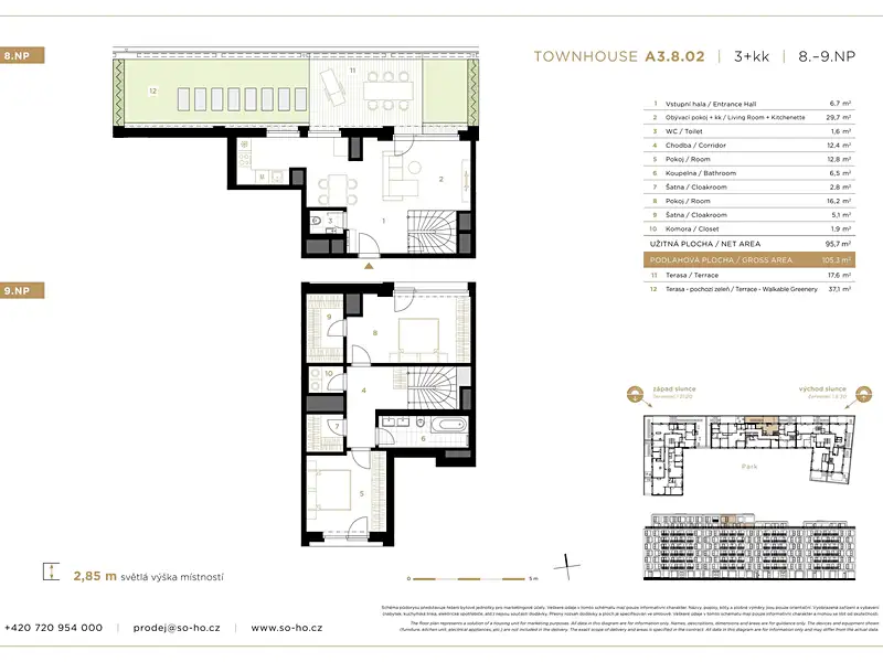 Prodej bytu 3+kk 105 m², Praha – náhled fotky 3