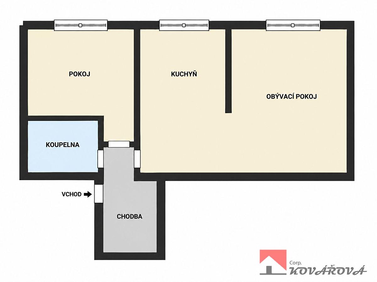 Prodej bytu 2+kk 56 m² – fotografie 4