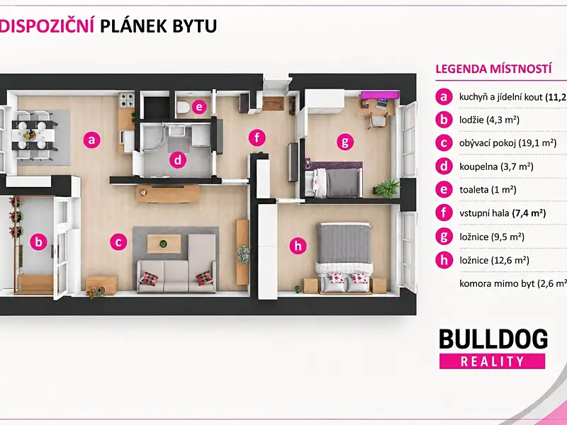 Prodej bytu 3+1 67 m², Praha – náhled fotky 2
