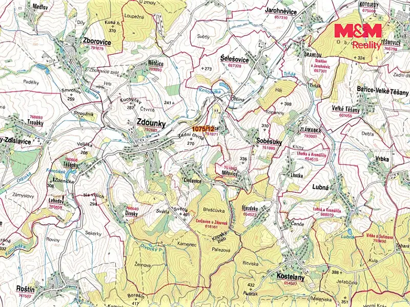 Prodej pozemku 291 m², Zdounky – náhled fotky 2
