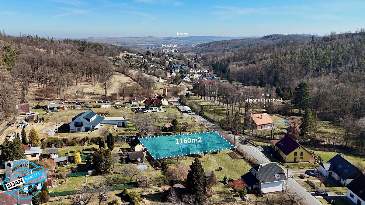 Prodej stavebního pozemku 1160 m² – fotografie 3