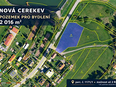 Prodej stavebního pozemku 2016 m²