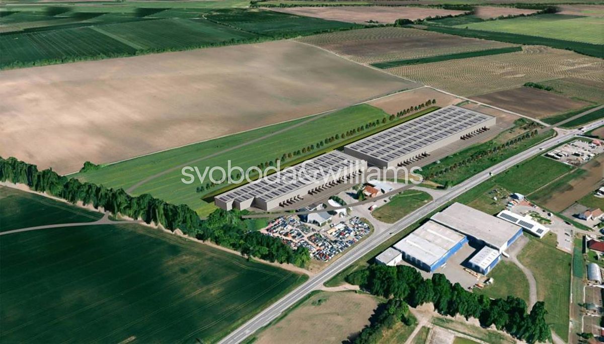 Pronájem výrobní haly, prostoru 20459 m², Hrušky – fotka 1 z 3