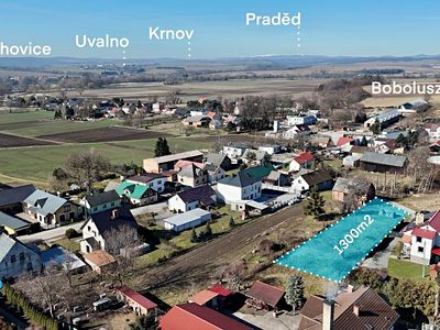 Prodej stavebního pozemku 1300 m²
