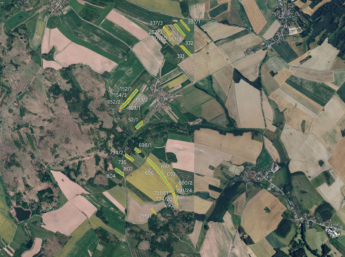Prodej pole 38360 m²