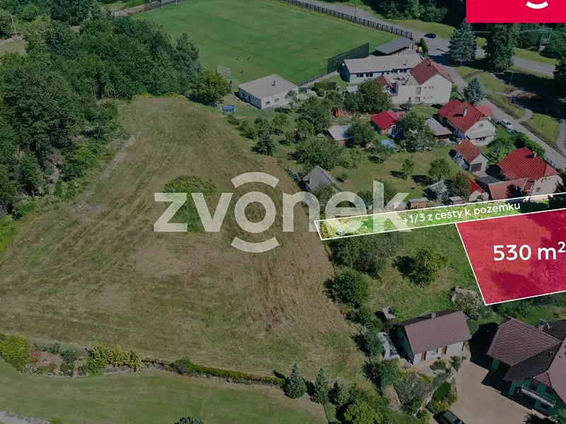Prodej stavebního pozemku 923 m², Březůvky – náhled fotky 2