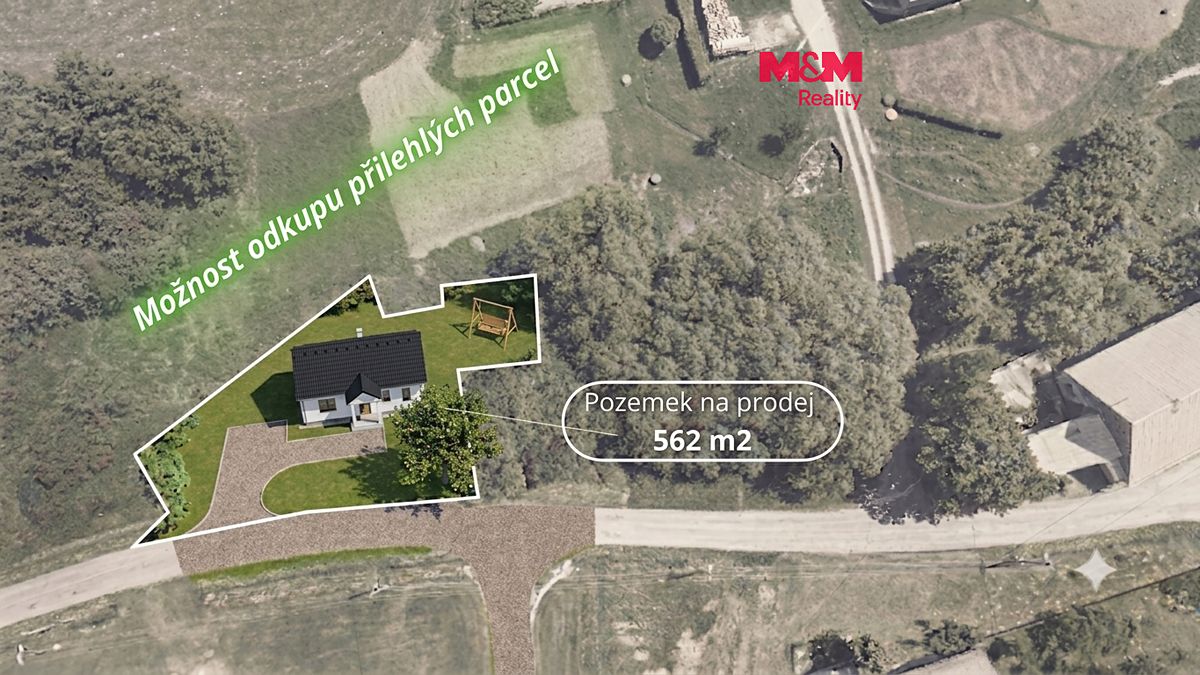 Prodej stavebního pozemku 562 m²