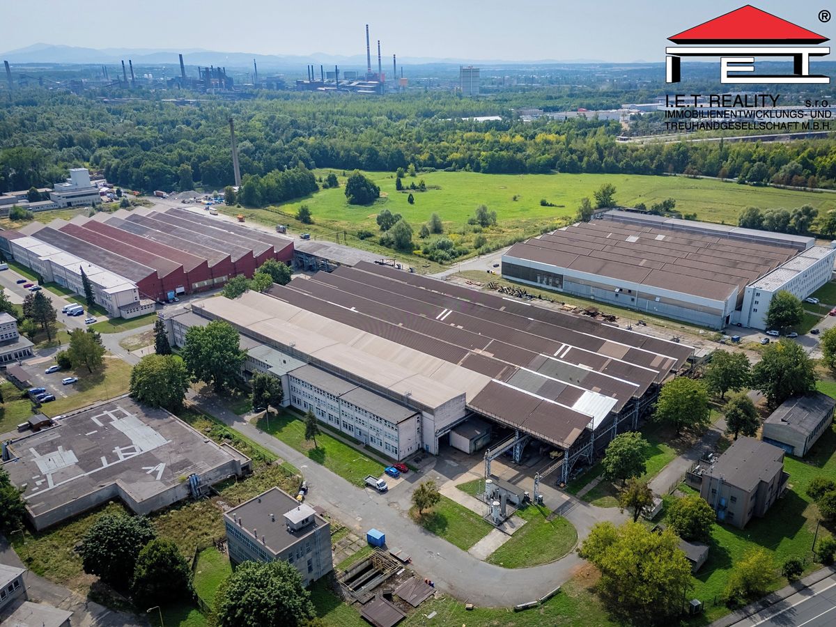 Prodej výrobní haly, prostoru 21100 m²